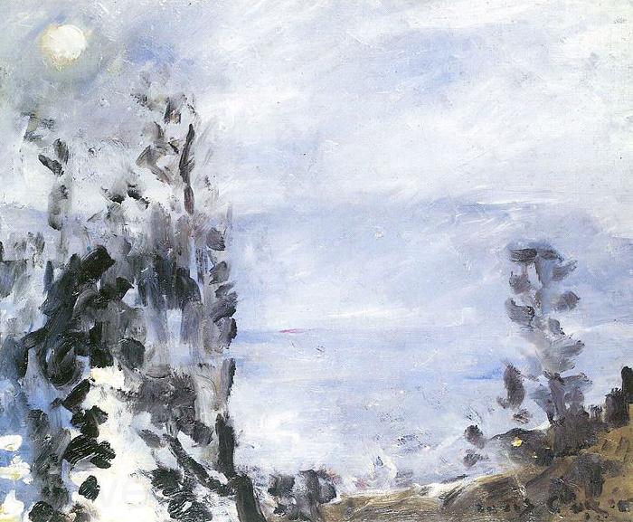 Lovis Corinth Walchensee, Junimond Norge oil painting art